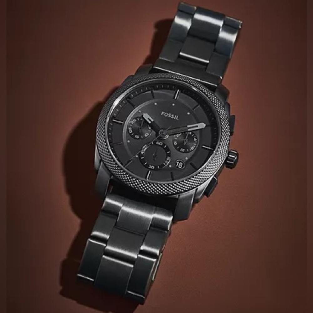 Fossil Black Chronograph Watch